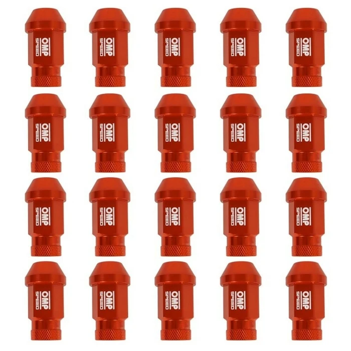 Set Παξιμάδια OMP 7075 Πορτοκαλί 20 uds M14 x 1,25