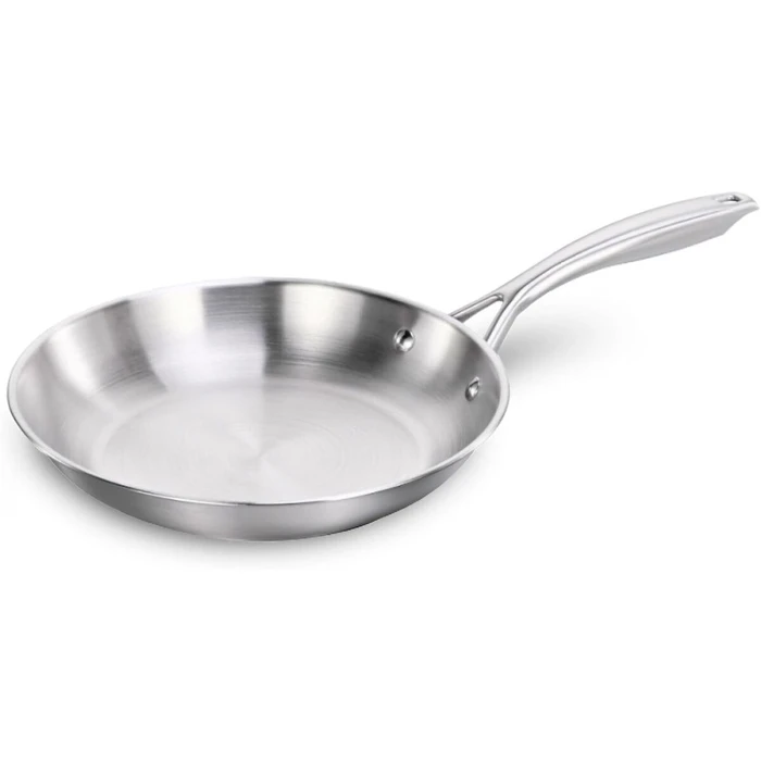 Castey Frying Pan E-S18 Grey Stainless Steel 18 cm