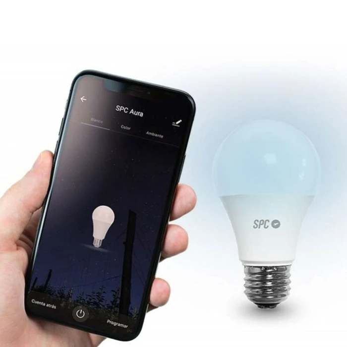 Λάμπα LED Smart SPC 6113B Aura 1050 Wifi 10 W E27 75 W 2700K - 6500K (3 uds)