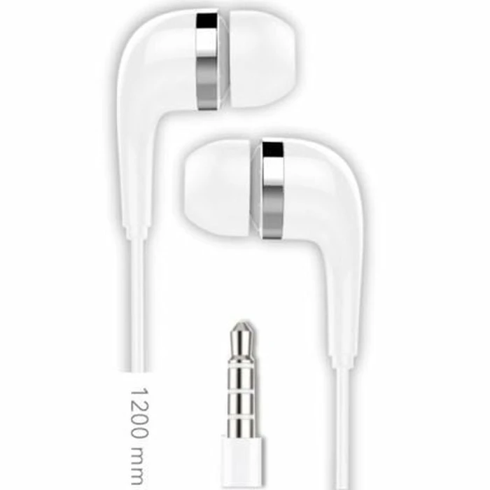 Tech One Tech In-ear Handsfree Ακουστικά με Βύσμα 3.5mm Λευκό