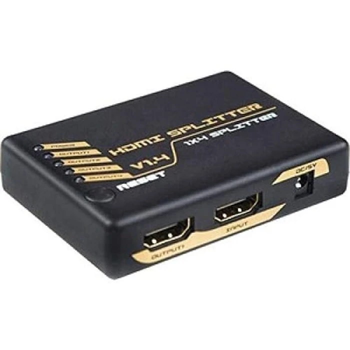 Splitter DCU 1x4 HDMI Μαύρο