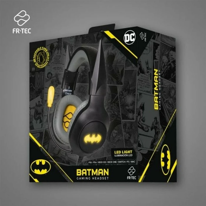 Gaming Headset FR-TEC Μαύρο USB Jack 3.5 mm