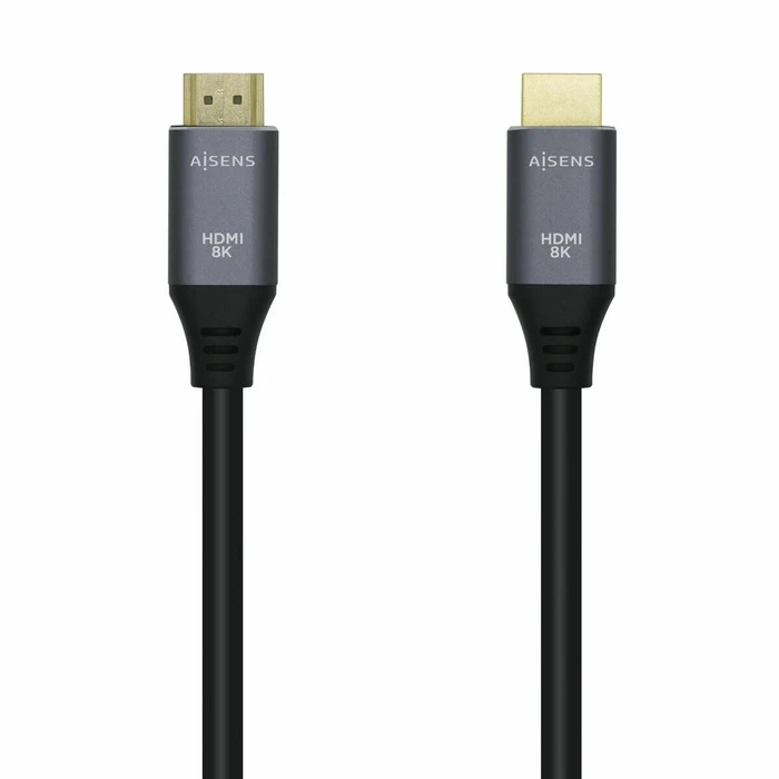 Aisens HDMI 2.1 Cable HDMI male - HDMI male 2m Μαύρο S7832534