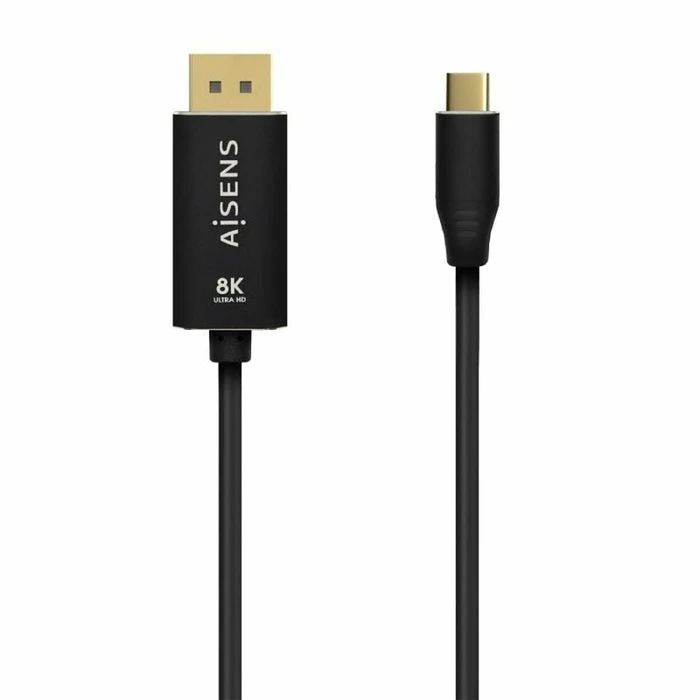 Καλώδιο USB-C σε DisplayPort Aisens A109-0687 Μαύρο 1,8 m