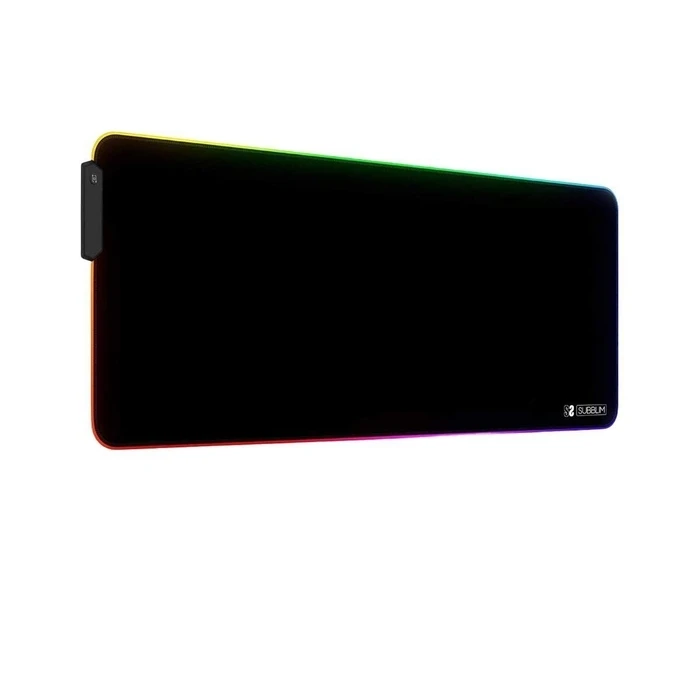 Subblim SUBMP-02RGB01 Gaming Mouse Pad Large (590mm) με RGB Φωτισμό μέσω USB Μαύρο