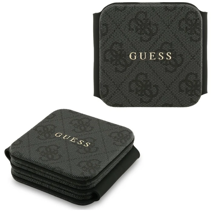 Guess 4G 15W MagSafe 3-in-1 Wireless Charger Black