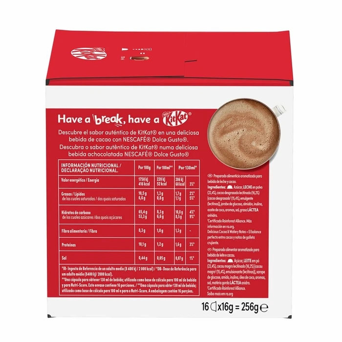 Κάψουλες για καφέ Dolce Gusto DOLCE G.12581057 16 Τεμάχια (16 Μονάδες)