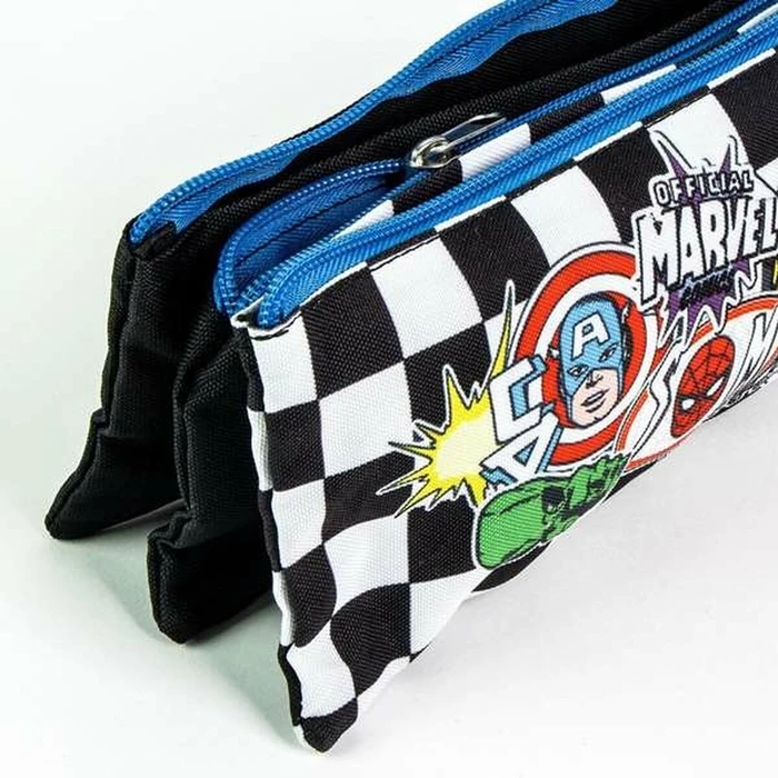 Τριπλή Κασετίνα The Avengers Μαύρο 2,2 x 1,1 x 22,5 cm