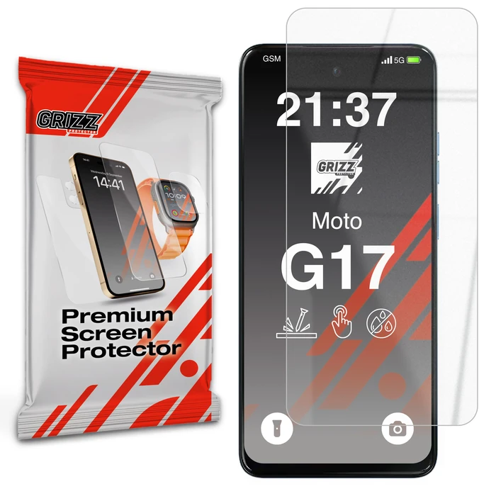 GrizzGlass HybridGlass Motorola Moto G17