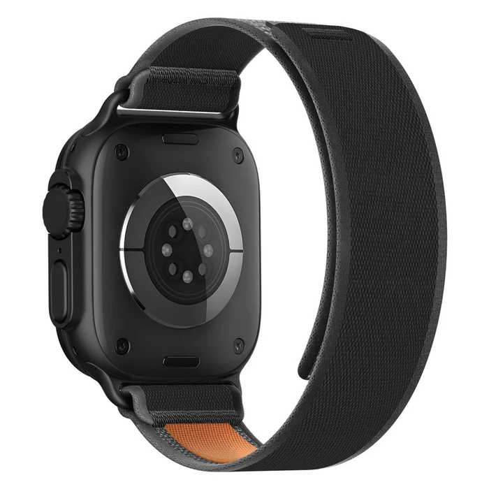 Tech-Protect Nylon Elite Apple Watch 8/9/10/11/SE/Ultra 44/45/46/49mm Black/orange