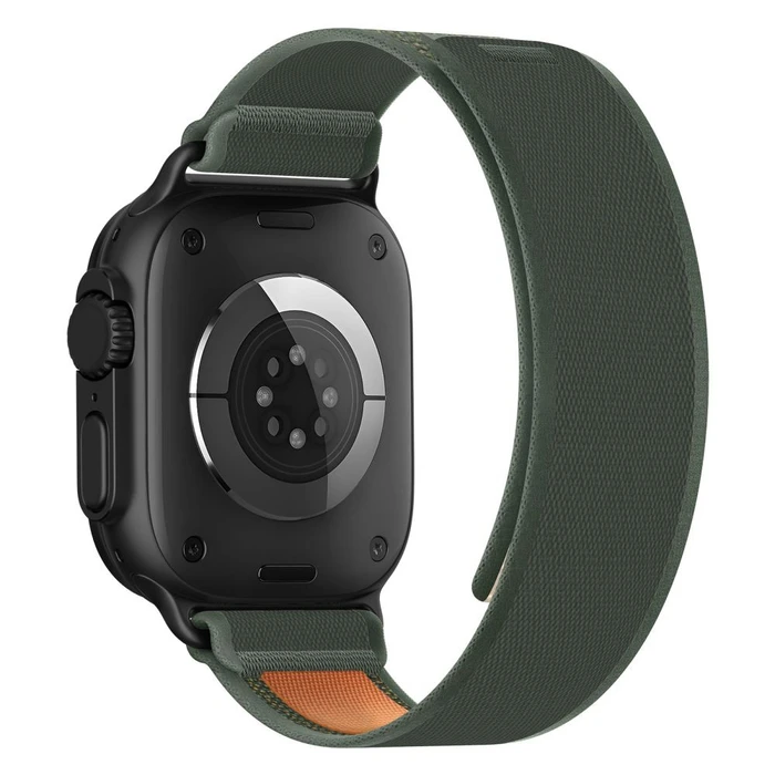 Tech-Protect Nylon Elite Apple Watch 8/9/10/11/SE/Ultra 44/45/46/49mm Green/orange