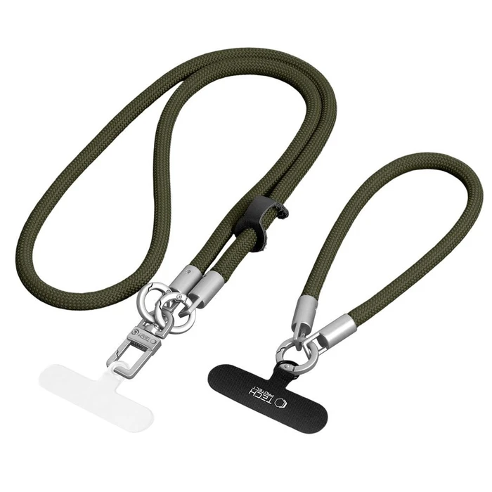 Tech-Protect C10S Rope Crossbody & Wrist Olive Green/titanium