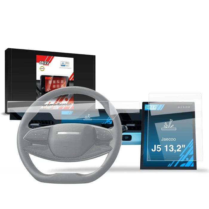 Ceramic GrizzGlass CarDisplay Protection Jaecoo J5 13,2" (2025-2026) [2in1]