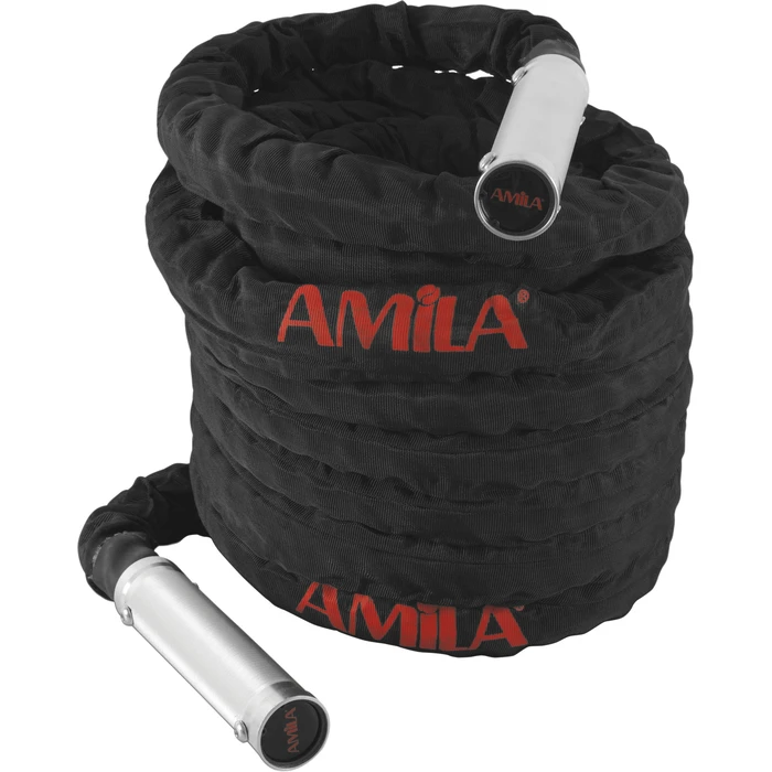 Battle Rope Amila με χερούλια αλουμινίου (15m)