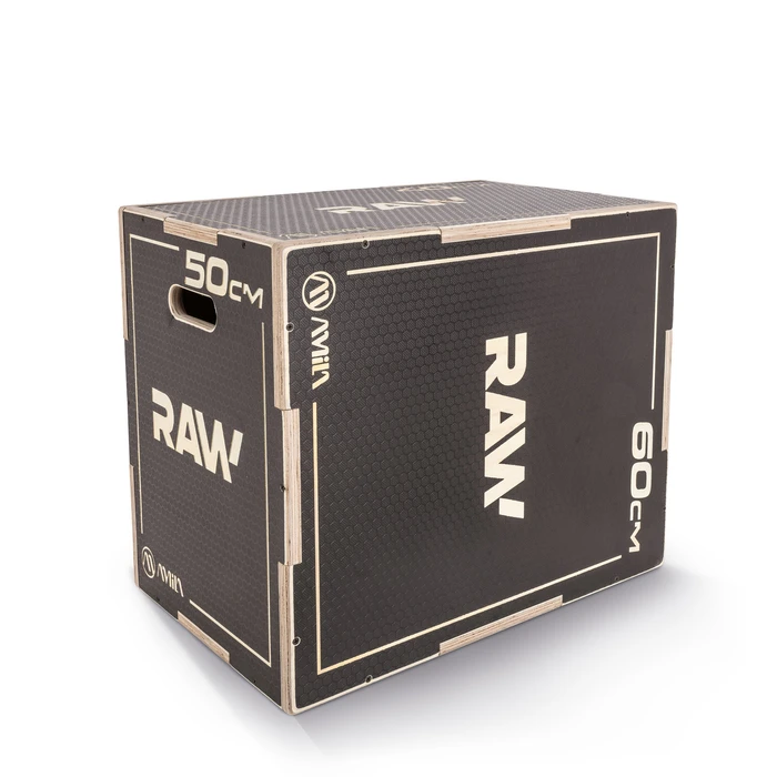 AMILA Plyo Box Raw Tempo 40x50x60 cm - Black (Model 84560)