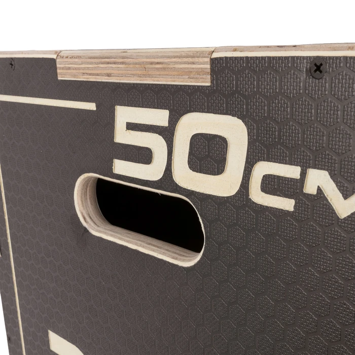 AMILA Plyo Box Raw Tempo 40x50x60 cm - Black (Model 84560)