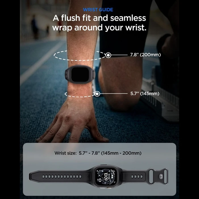 Spigen Liquid Air Pro Apple Watch Ultra 1 / 2 / 3 49mm Black