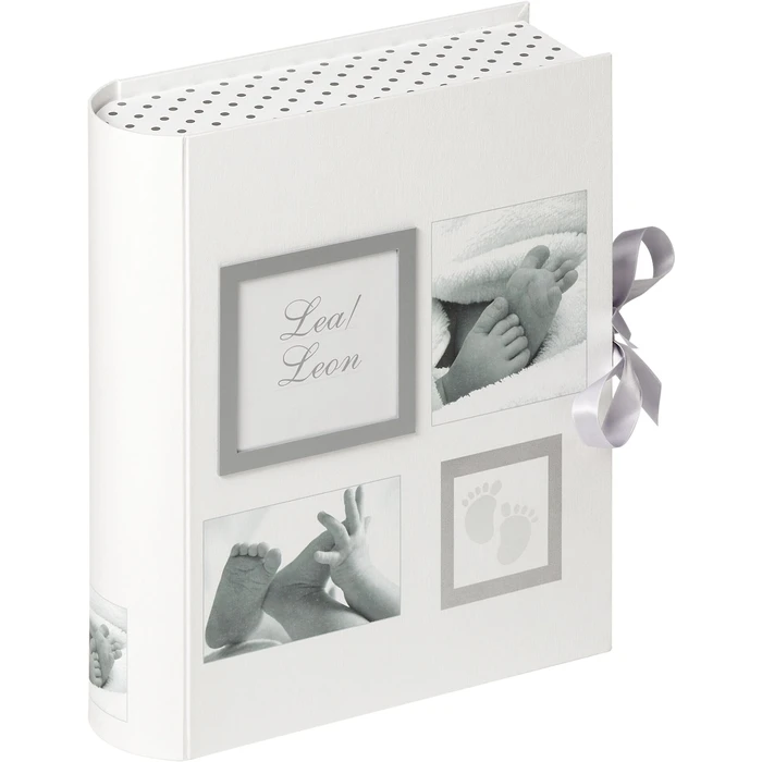 Walther Little Foot Secret Box Children's Keepsake Album Photo Box White FB-173 28.5x34 cm