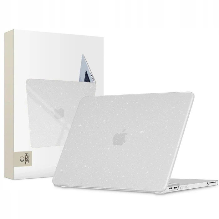 Tech-Protect Smartshell Apple MacBook Neo 13 2026 Glitter Clear