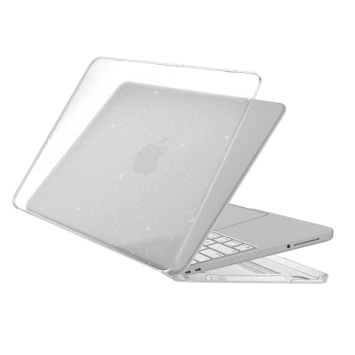 Tech-Protect Smartshell Apple MacBook Neo 13 2026 Glitter Clear