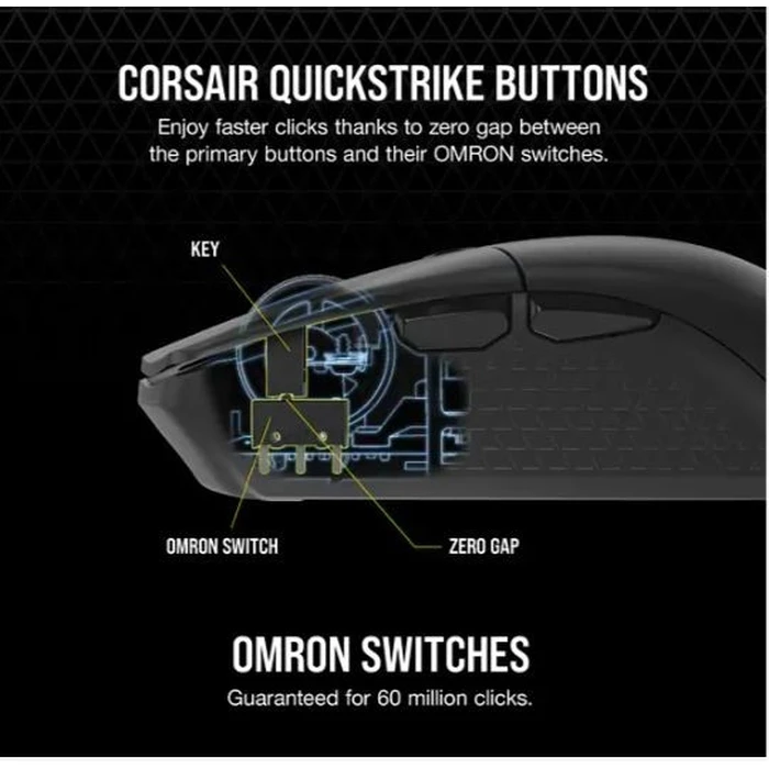 Ποντίκι Ασύρματο Corsair Katar Elite Gaming 