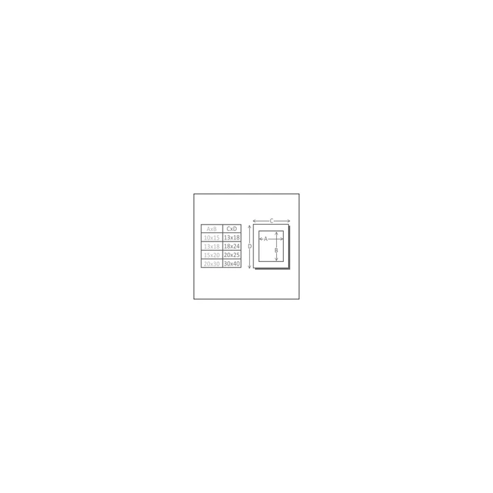 Deknudt S66KF1 P1 Wooden Photo Frame 13x18 White