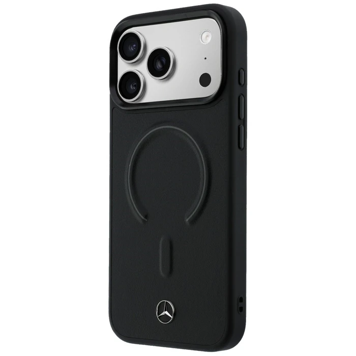 Mercedes Leather 3D MagSafe Apple iPhone 17 Pro Max black