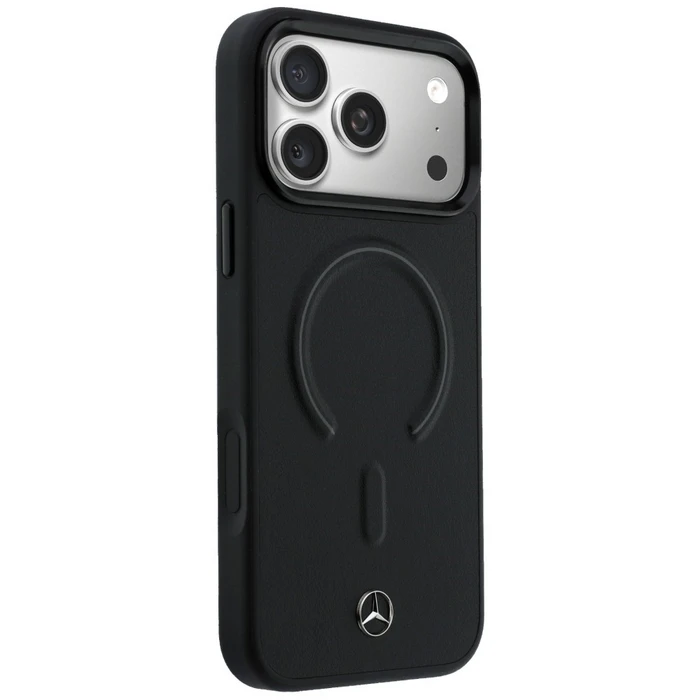 Mercedes Leather 3D MagSafe Apple iPhone 17 Pro Max black