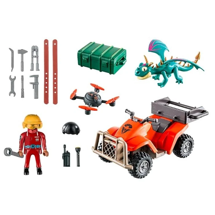 Playmobil Dragons 71085 Icaris Quad & Phil Figurine Set