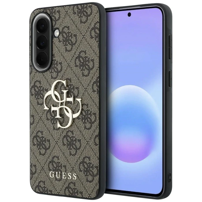Guess Leather 4G Metal Logo Samsung Galaxy A37 5G brown