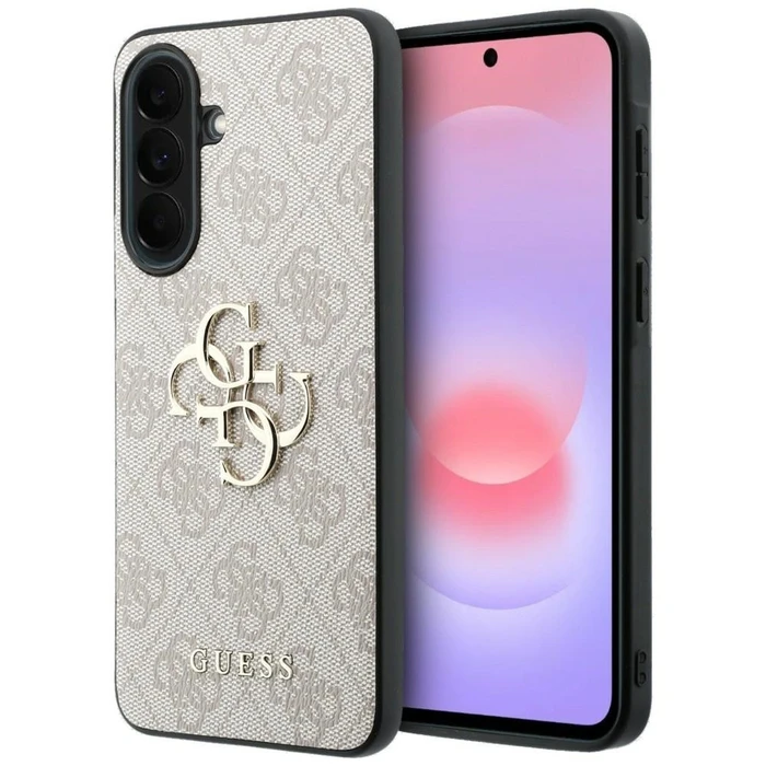 Guess Leather 4G Metal Logo Samsung Galaxy A37 5G pink