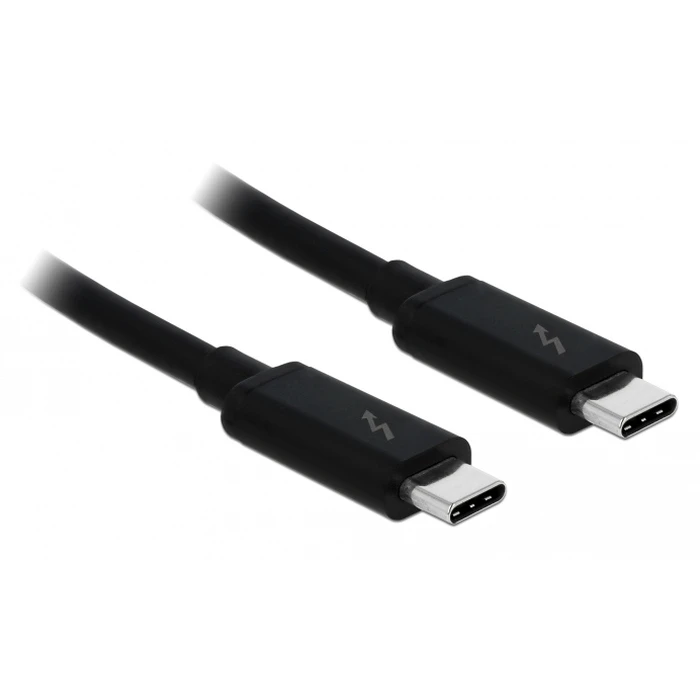 Καλώδιο USB Delock Type-C 84846, Thunderbolt3, 100W, 20Gbps, 1.5m, μαύρο