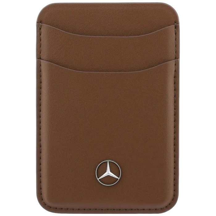 Mercedes Leather magnetic wallet camel