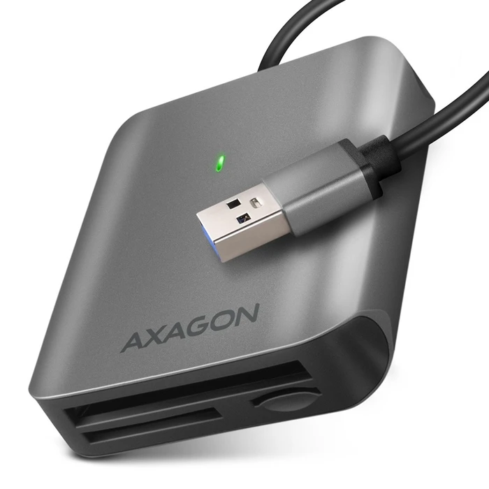 Card Reader Axagon Cre-S3 External Usb-A 3.2 Gen 1, 3-Slot & Lun Sd/Microsd/Cf, Uhs-Ii