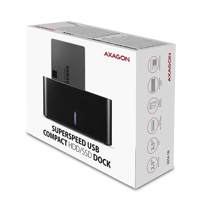 Docking Station Axagon Adsa-Sn Usb 3.2 Gen 1 1x Sata 6g Hdd
