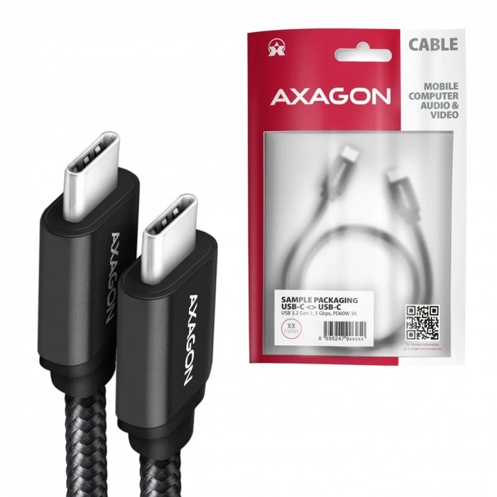 Καλώδιο USB Axagon BUCM3-CM20AB wir e USB-C - USB-C 3.2 GEN