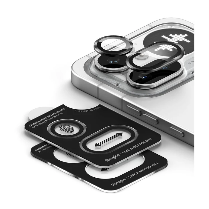 Ringke Camera Frame Protector Nothing Phone 4a Pro Black [2 PACK]