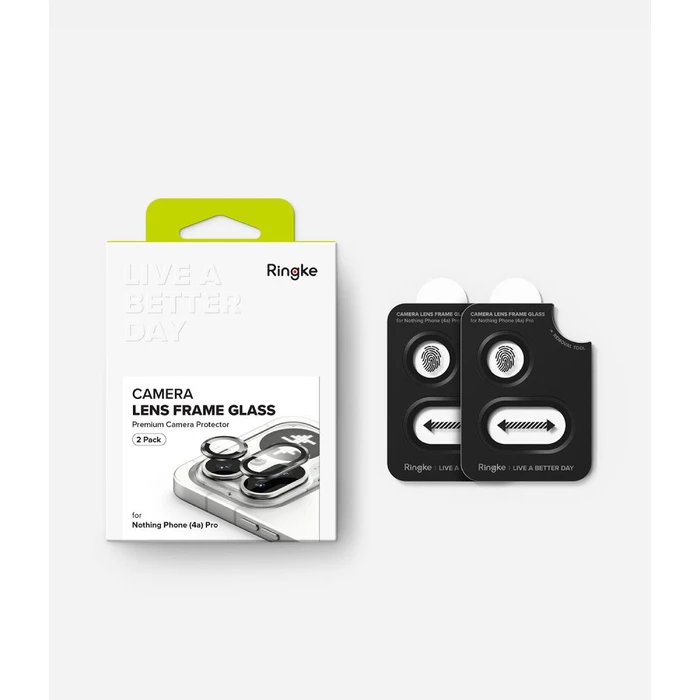 Ringke Camera Frame Protector Nothing Phone 4a Pro Black [2 PACK]