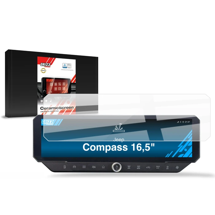 Ceramic GrizzGlass CarDisplay Protection Jeep Compass 16,5" (2025-2026)