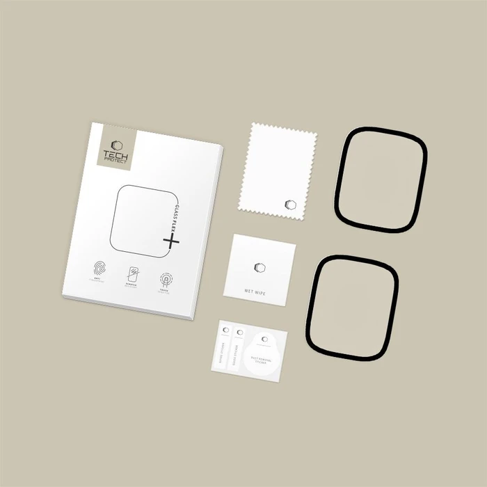 Tech-Protect Glass Flex+ Xiaomi Redmi Watch 6 Black [2 PACK]