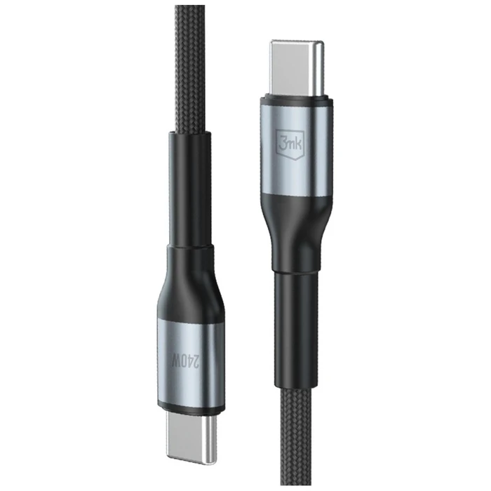 3MK Hyper Cable N-SERIES USB-C / USB-C 1m 48V/5A 240W black