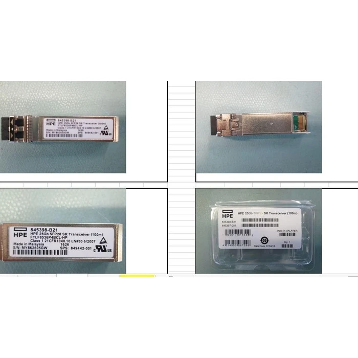HP Enterprise 25Gb SFP28 SR Transceiver Module (Short Range 100m) - 849442-001