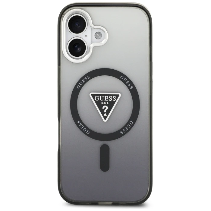 Guess IML Gradient Triangle Logo MagSafe Apple iPhone 17 black