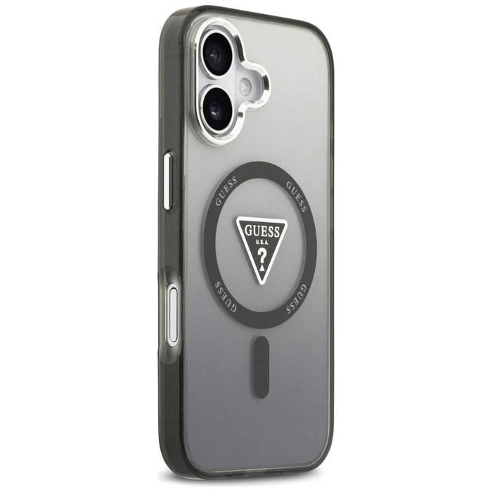 Guess IML Gradient Triangle Logo MagSafe Apple iPhone 17 black