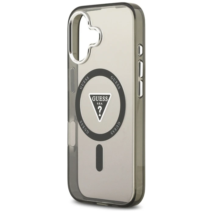 Guess IML Gradient Triangle Logo MagSafe Apple iPhone 17 black