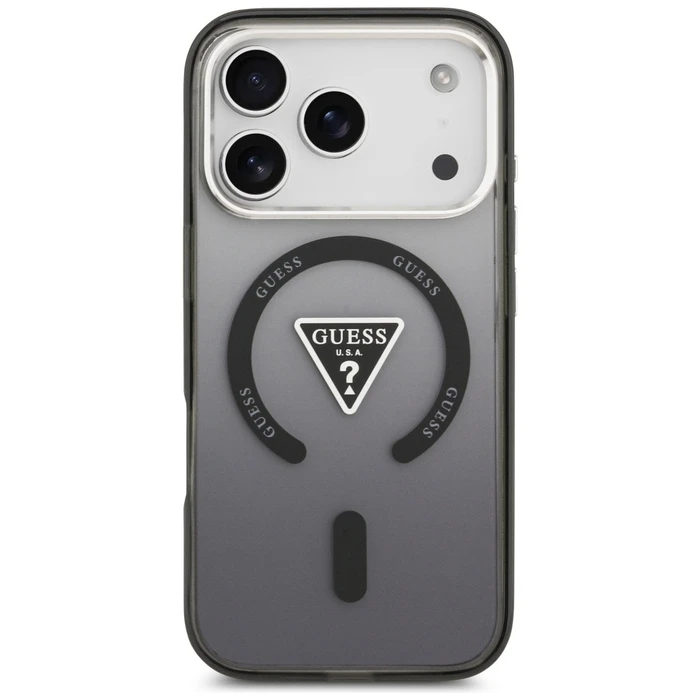 Guess IML Gradient Triangle Logo MagSafe Apple iPhone 17 Pro black