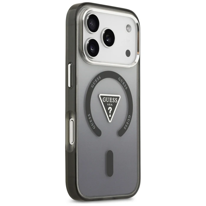 Guess IML Gradient Triangle Logo MagSafe Apple iPhone 17 Pro black