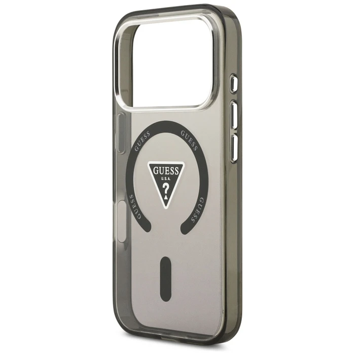 Guess IML Gradient Triangle Logo MagSafe Apple iPhone 17 Pro black