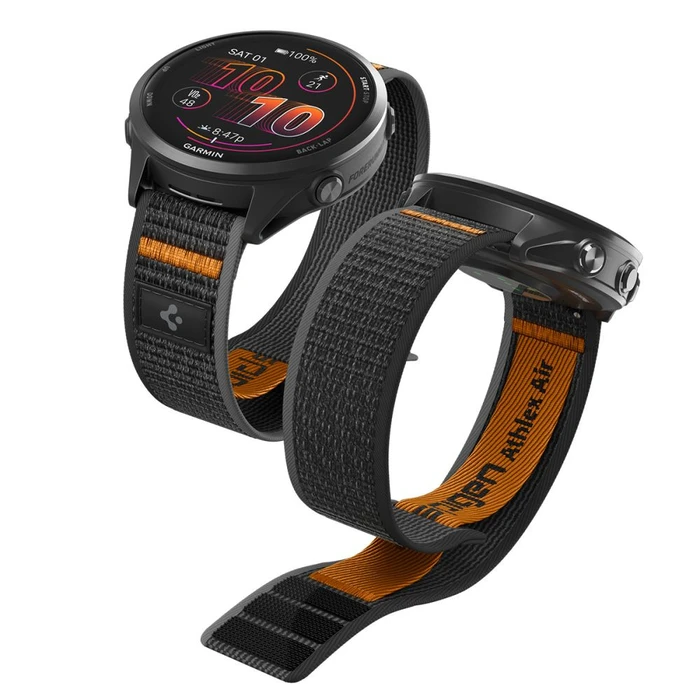 Spigen Athlex Air Garmin Quick Release 22mm Active Black/orange