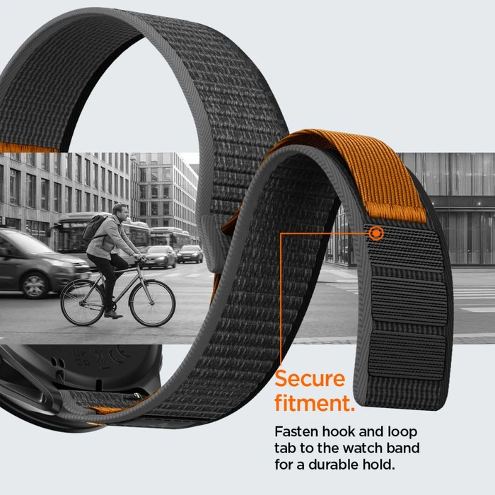 Spigen Athlex Air Garmin Quick Release 22mm Active Black/orange